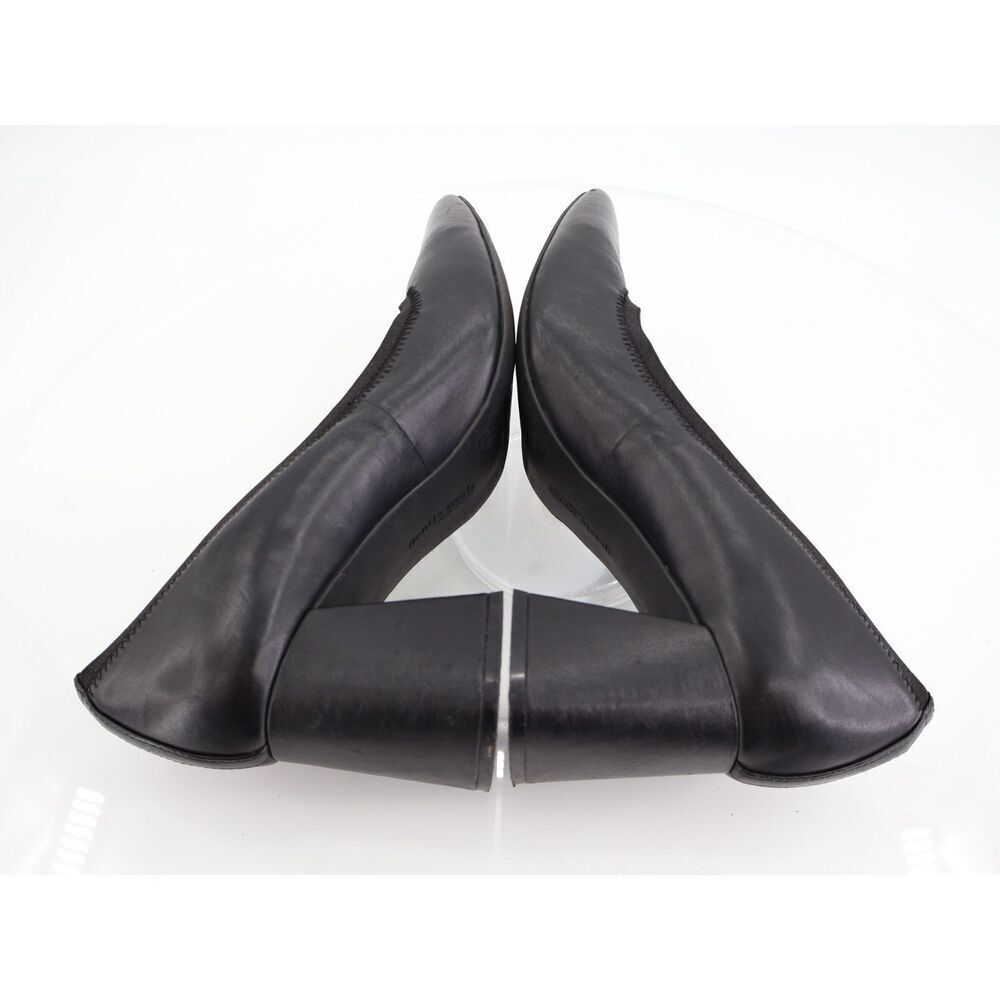 Gentle Souls Dionne Pump Womens 9.5 Black Leather Pointed Toe Block Heel - Picture 8 of 14
